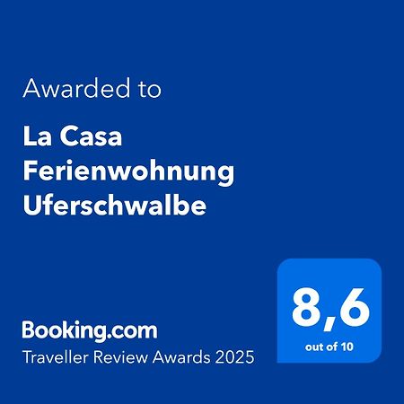 La Casa Ferienwohnung Uferschwalbe Steinberg  Eksteriør billede